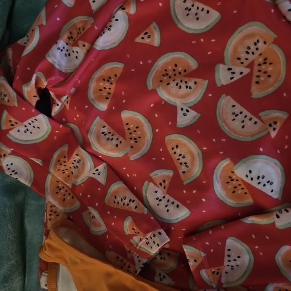 Gymboree Pink Watermelon Rashguard Set - Picture 2 of 7